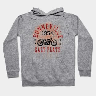 Motorcycle Racer Bonneville Salt Flats 1954 Hoodie